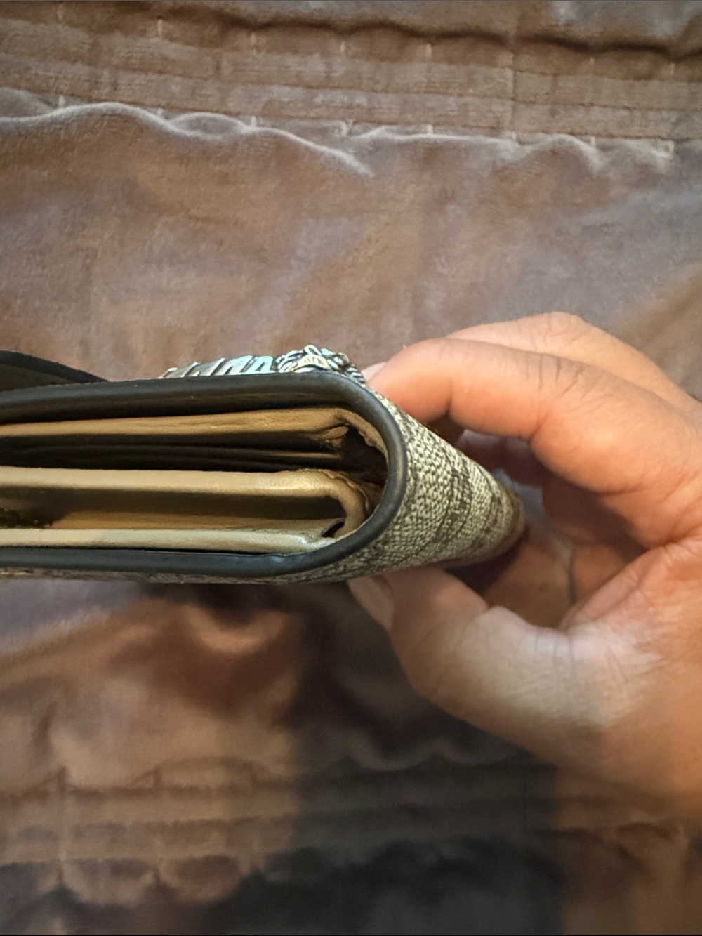 Authentic Gucci Dionysus GG monogrammed small fold wallet. - Picture 12 of 16